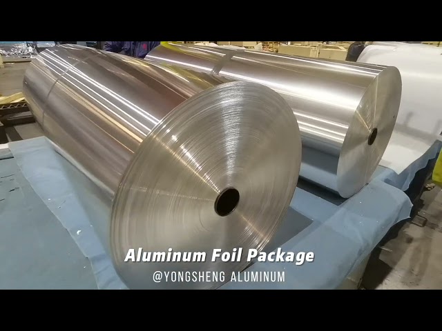 Aluminum Foil Rolls 1235 3003 5052 8006 8011 Aluminum Foil Roller Food Grade