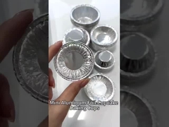 Mini aluminum foil cake cup