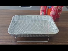 Disposable Outdoor Picnic Barbecue Tools Foil Barbecue Tray Aluminum Wire Mesh Aluminum Holder
