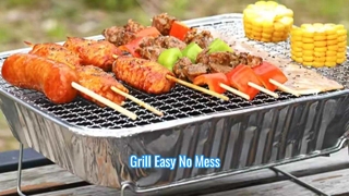 Easy Outdoor BBQ Grill No Cleanup