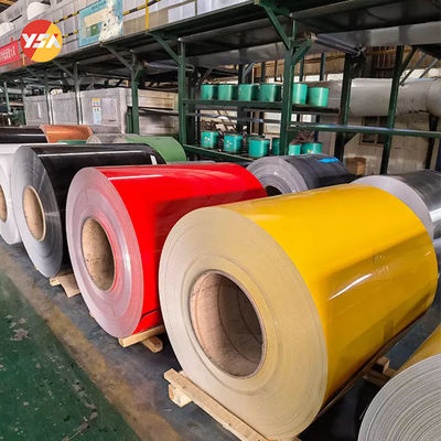 High Precision Color Coated Aluminum Coil PE PVDF Alloy High Tensile Roll