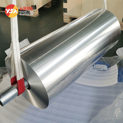 8006 7 - 60 Micron Aluminium Jumbo Roll Household Aluminum Foil for Fast Food