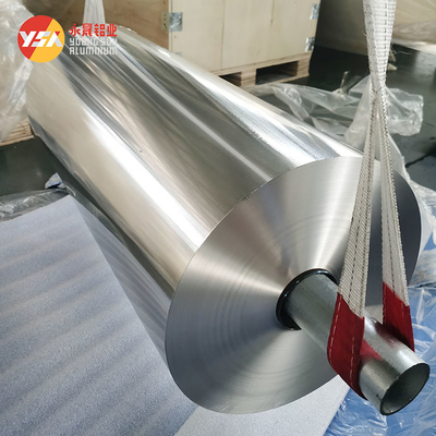 8006 7 - 60 Micron Aluminium Jumbo Roll Household Aluminum Foil for Fast Food