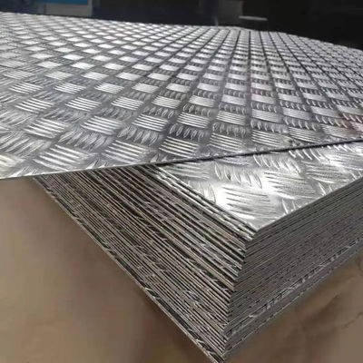 6061 1100 3003 5052 Aluminum Diamond Tread Plate Embossed Aluminum Checkered Plate