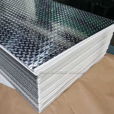 OEM ODM Colored 5083 3105 Diamond Pattern Aluminum Sheet Green Blue Yellow