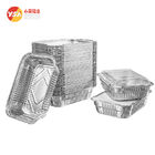 Custom Size Disposable Container Deep Aluminum Foil Tray Baking Cooking Heating Food Container