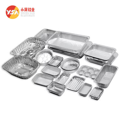 Hot and Cold Use Silver Foil Tray Aluminium foil Food Container