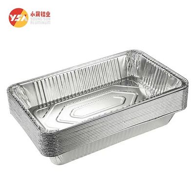 Length 30-600mm Aluminum Foil Lunch Box ＞0.05mm Thickness Perfect For Demands