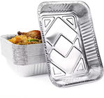 28 Oz Trays With Lids Aluminum Foil Tableware Fast Food Container