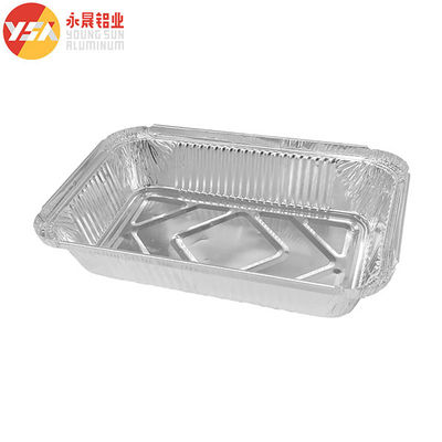 8389 Aluminum Container 210*140*38mm Serving Trays 800ml 1000 Pieces