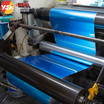 Blue Aluminum Mylar Spooling Foil Roll AL+PET Laminating Film