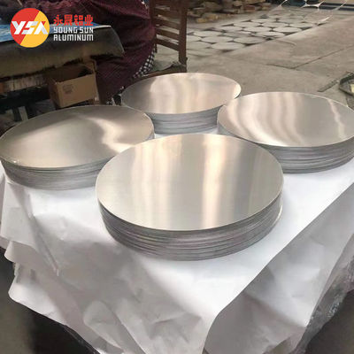 Customizable 1050 1060 3003 Aluminum Circle Discs Africa Middle East Custom Size High Flatness Burr Free Edge Food Grade
