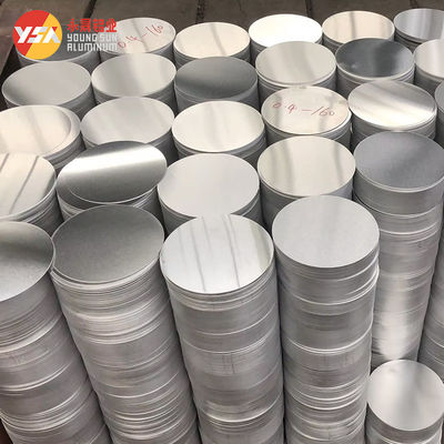 Lampshade 1060 Aluminum Circle Sheet Round Plate Custom Size High Flatness Burr Free Edge Food Grade