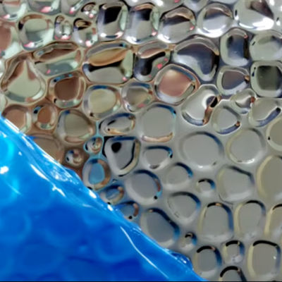 Cobblestone Embossed Aluminum Sheet 3003 5052 H14 0.2-6mm Anti Glare Recyclable Decorative Panel