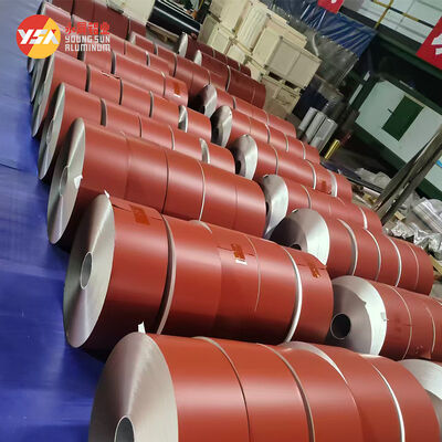 PVDF Color Coated Aluminum Coil 25 Micron 20 Year Warranty Anti Corrosion Weather Resistant 0.2-6mm