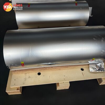 PE Coated Thermal Insulation Aluminum Foil Roll 0.006-0.2mm One Side Matte Bright Recyclable Vapor Barrier
