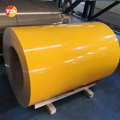 Color Coated Aluminum Coil Custom Thickness 0.2-6.0mm RAL Color PVDF PE Coating Aluminum Strip Roll