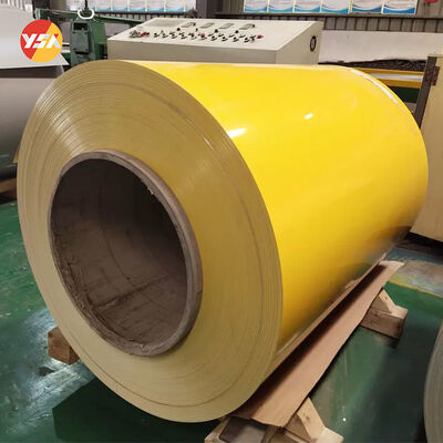 Color Coated Aluminum Coil Custom Thickness 0.2-6.0mm RAL Color PVDF PE Coating Aluminum Strip Roll