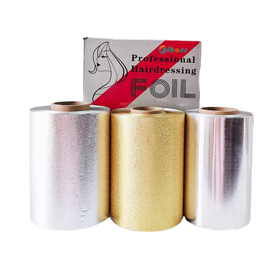 Hairdressing Aluminum Foil Roll 8011 3003 Salon Hair Coloring Foil 0.011mm Easy Tear Custom Width