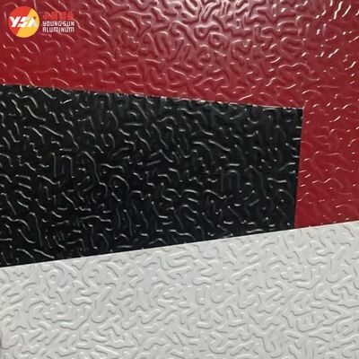 Color Coated Stucco Embossed Aluminum Sheet PVDF 25 Micron Corrosion Resistant 0.2-3mm for HVAC Jacketing