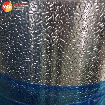 Color Coated Stucco Embossed Aluminum Sheet PVDF 25 Micron Corrosion Resistant 0.2-3mm for HVAC Jacketing