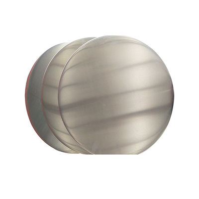O-H112 Temper 1050 1100 Aluminum Round Plate Cookware Custom Size High Flatness Burr Free Edge Food Grade