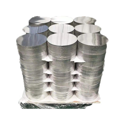 O-H112 Temper 1050 1100 Aluminum Round Plate Cookware Custom Size High Flatness Burr Free Edge Food Grade
