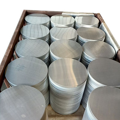 Mill Finish 1050 HO Aluminum Round Plate Cookware Custom Size High Flatness Burr Free Edge Food Grade