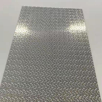 1600mm Width Aluminum Checkered Plate Five Three Bars Aluminum Checker Plate Sheet