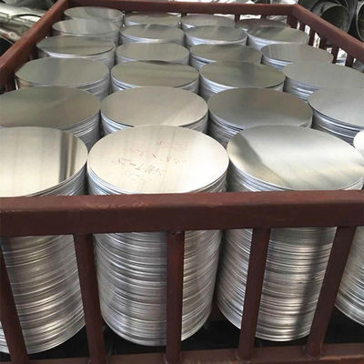 1100 1050 1060 3003 3105 Polishing Aluminum Disc Circle Plate Cookware Custom Size High Flatness Burr Free Food Grade