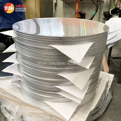 Round Aluminum Disc 1050 1060 1100 H14 Circle Pot Custom Diameter High Flatness Burr Free Edge Food Grade