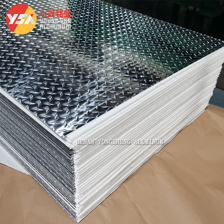 Custom 4 X 8 Aluminum Checker Plate 1.5mm 5754 Embossing Aluminum