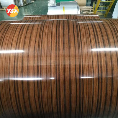 Non Corrosive Wooden Color Coated Aluminum Coil 1050 3003 3004 3105 Roll