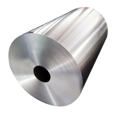 Customeried Silver Aluminum Alloy Foil Roll 6microns 8011 1100 Length