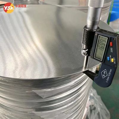 Long Lasting Aluminum Disc Plating Industrial Applications Custom Size High Flatness Burr Free Edge Food Grade