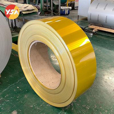 Aluminum Color Coated Strip Coil Roll 3003 3005 3105 Alloy Grade Prepaint