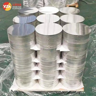 Color Coated PE PVDF Aluminum Circle Disc Round Shape Custom Size High Flatness Burr Free Edge Food Grade