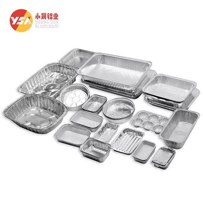 Eco - Friendly 200 + Sizes Of Aluminum Foil Lunch Box For Food Packaging