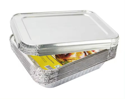 18oz Smooth Aviation Foil Container 520ml Aluminum Foil Lunch Box Aviation Grade