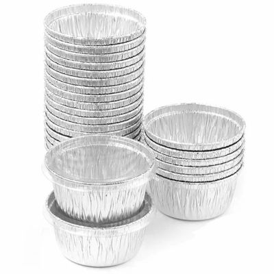 200ml 260ml Disposable Foil Baking Egg Tart Cake Cups Aluminum Foil Tart Pan