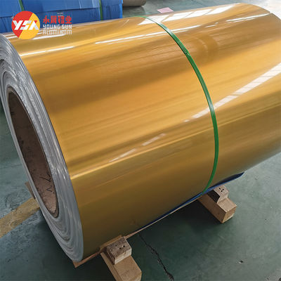 Gold Color Coated Aluminum Foil Roll High Temp Tear Wear Resistant Lunch Box