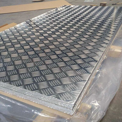 A3003 5052 5754  Aluminum Diamond Plate 6061 Aluminum Tread Plate 5 bar Aluminum Checker Plate Sheet