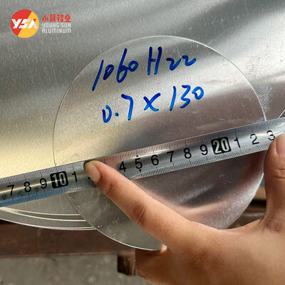 CC DC Aluminum Circle Disc 1050 3003 Alloy O H12 Temper Deep Drawing OEM Custom Cookware Blank
