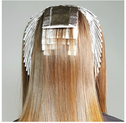 Hairdressing Aluminum Foil Roll 8011 3003 Salon Hair Coloring Foil 0.011mm Easy Tear Custom Width