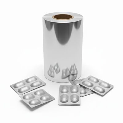 Pharmaceutical PTP Aluminum Foil Roll 8011 8079 8021 Alloy 0.02mm Easy Peel Child Resistant Blister Packaging