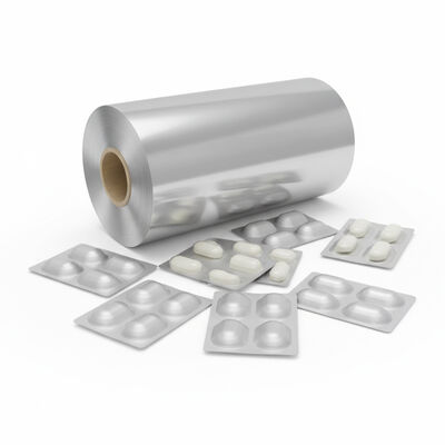 Pharmaceutical PTP Aluminum Foil Roll 8011 8079 8021 Alloy 0.02mm Easy Peel Child Resistant Blister Packaging