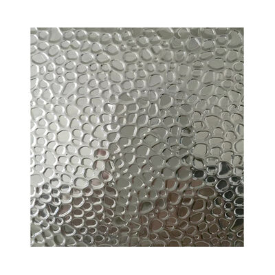 Cobblestone Embossed Aluminum Sheet 3003 5052 H14 0.2-6mm Anti Glare Recyclable Decorative Panel