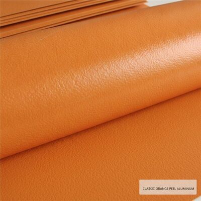 Classic Orange Peel Embossed Aluminum Sheet 1060 3003 H24 Lightweight Bendable Scratch Resistant Color Coated Panel
