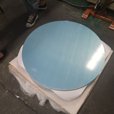 T4 T8 Kitchen Circle Plate 0.3mm 0.5mm Aluminum Custom Size High Flatness Burr Free Edge Food Grade