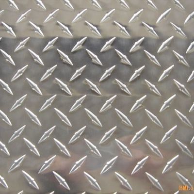 Custom1xxx 3xxx 5xxx 1.0mm Diamond Embossed Aluminium Checkered Sheet Cutting Welding Services Included